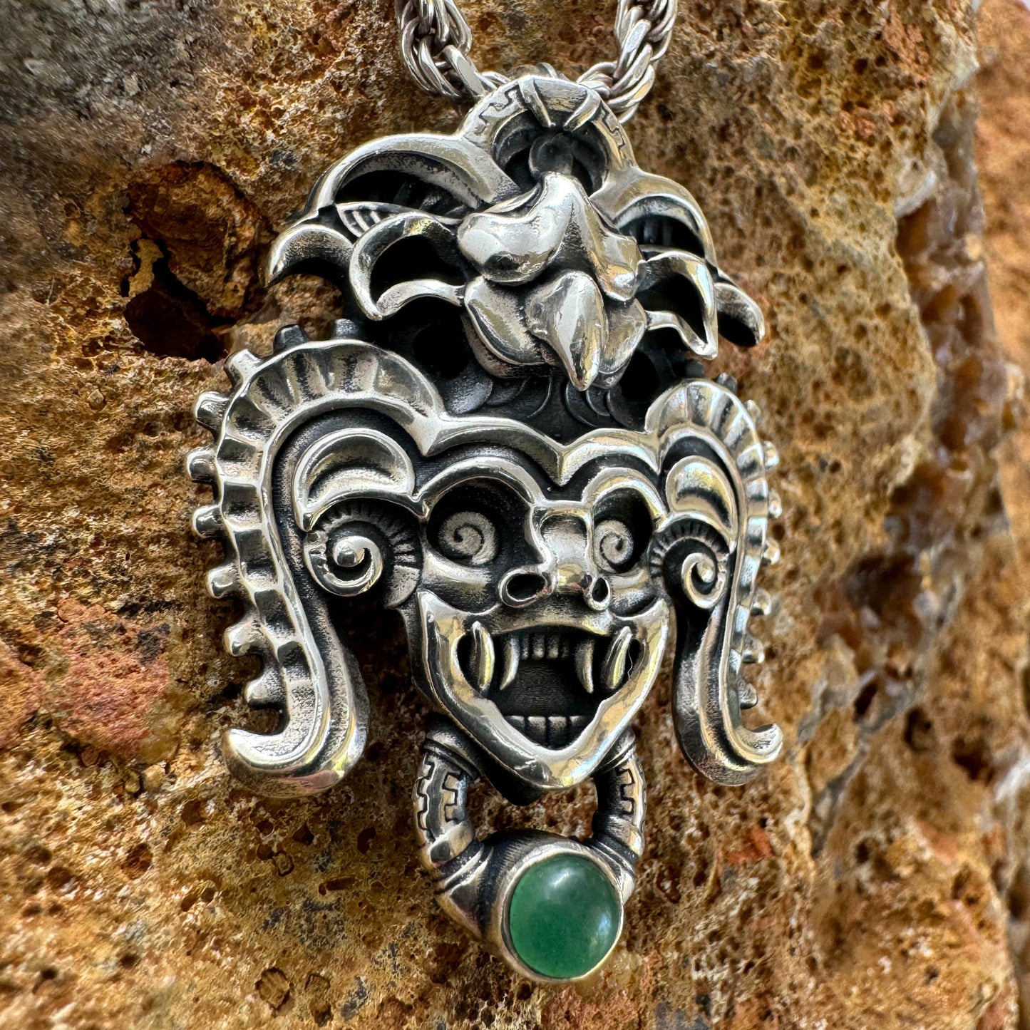 unique high end aztec pendant