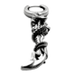 nautical sterling silver pirate sword earring